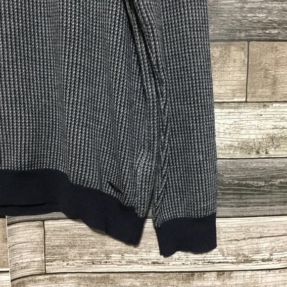 Brax feel good 100% merino wool sweater men’s size XL gray mock neck 1/4 zip - Picture 8 of 12